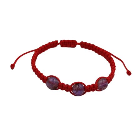 Bratara talisman bebelusi ametist, reglabila, +0 luni, 12-15 cm