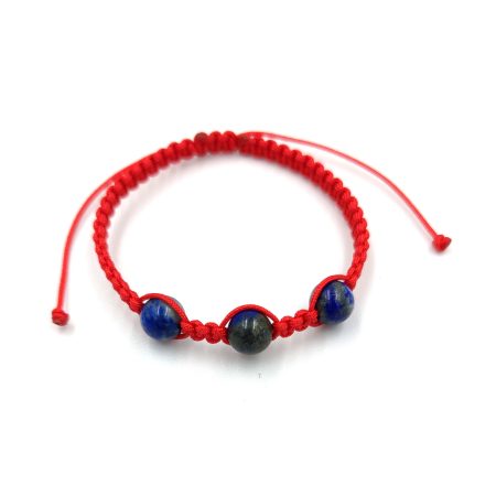 Bratara talisman bebelusi lapis lazuli, reglabila, +0 luni, 12-15 cm
