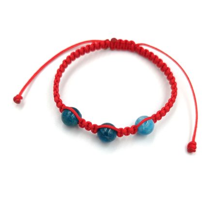 Brățară bebeluși talisman apatit, reglabilă, + 0 luni, 11-15 cm, roșu